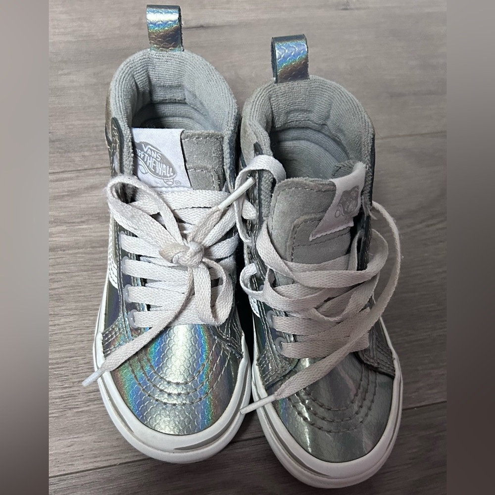 Vans Kids Sneakers - Silver Holographic